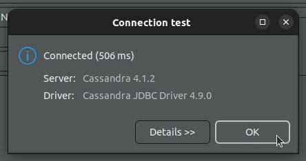 Setting up Cassandra JDBC Driver in DBeaver Community Edition