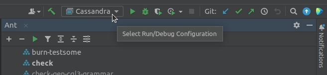 Debugging Apache Cassandra in IntelliJ IDEA